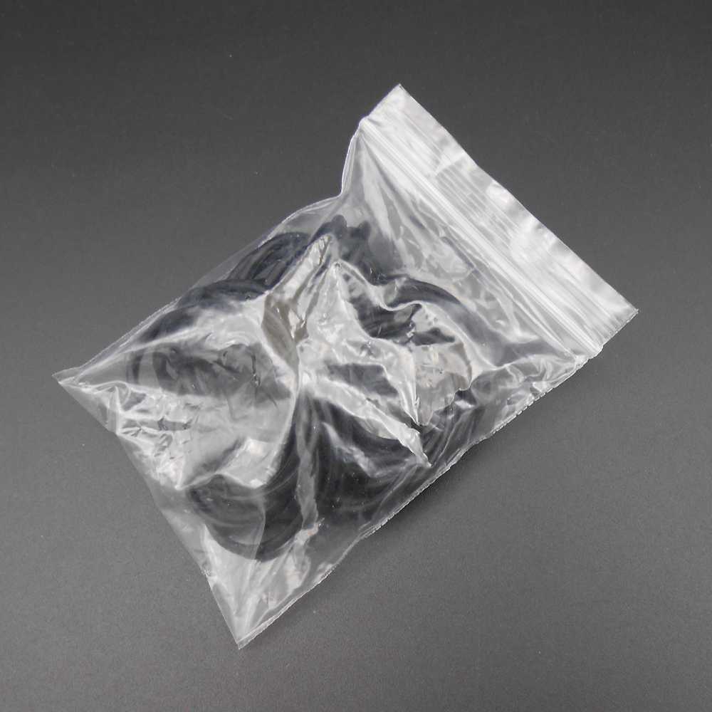 Courroie ronde d'entraînement en caoutchouc Silicone | 10 pièces M2.5 courroies de Transmission 2.5mm X 80mm 2.5X80MM noir HQ 10 pièces/lot * FD155X10
