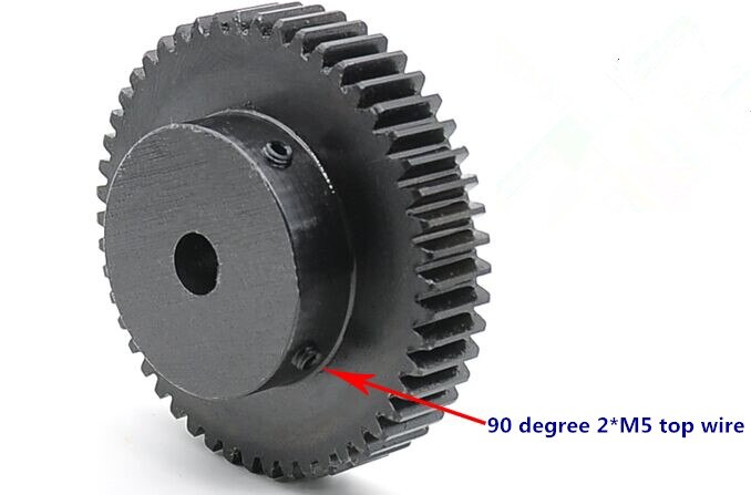 Kegelversnellingsbak 1 st Quench Spoor Gear Ritzel 1,5 m 50 T 12 mm