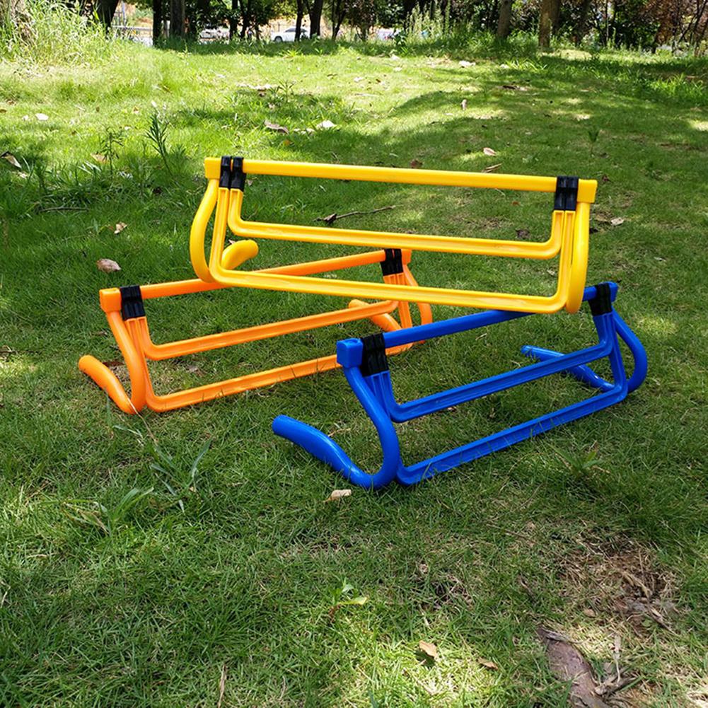 Mini hinder avtagbar fotboll barriär ram fotboll träning barriär för hopp kör känslig fotboll hastighet