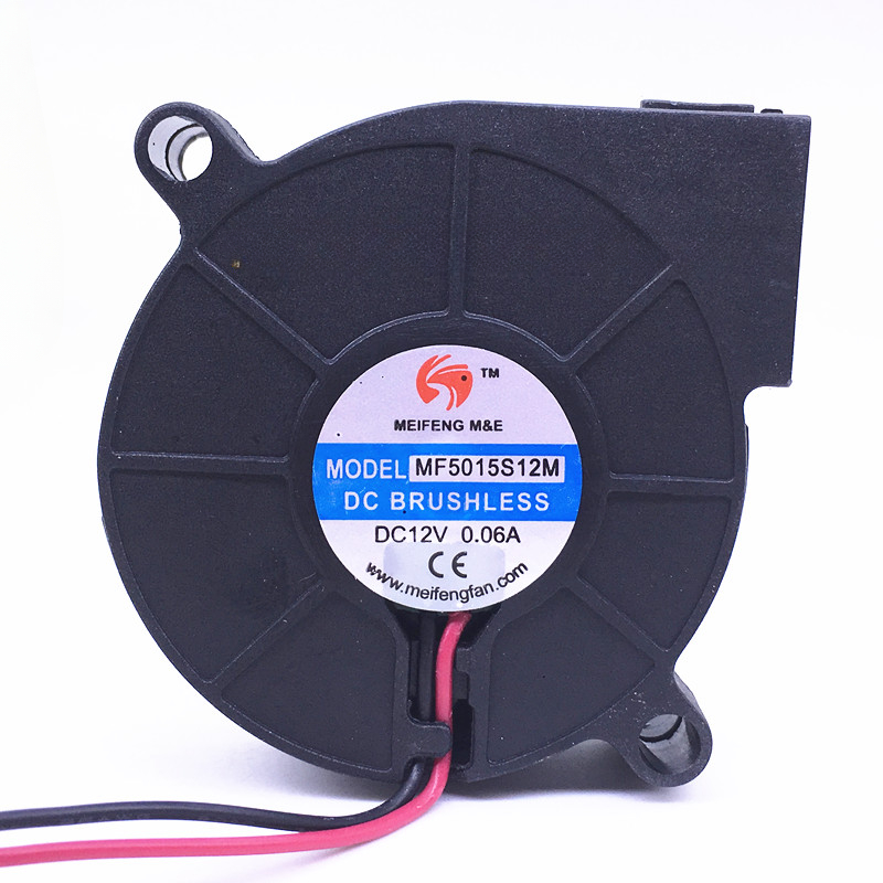 MF5015S12M 12V 0,06A 2-draads ventilator luchtbevochtiger luchtbevochtiger stille ventilator
