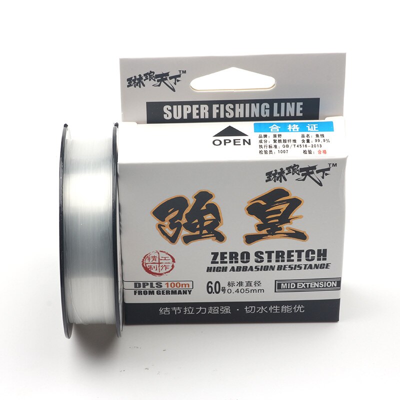 Rompin 100m nylon vislijn vliegkarper vislijn pesca zee rotsvislijn monofilament lijn