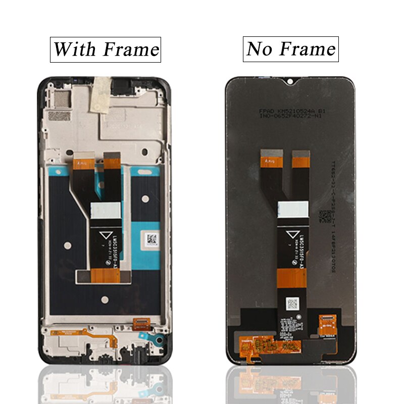 Original 6.5" LCD For Realme C21 Display Touch Screen Digitizer Assembly Realme C21 LCD RMX3201 LCD Touch Screen Replacement