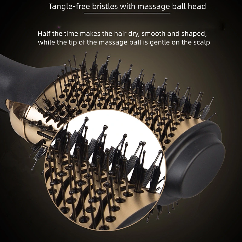 Secador de cabelo integrado doméstico, escova de ar quente, secador de cabelo multifuncional de dupla finalidade, presente para mulheres, presente de dia das mães