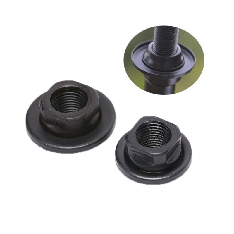 1Pcs Bicycle Hub Nut Screw Front Rear Fixed Gear MTB Bike Parts Single Speed S/L Size Metal Nuts Folding Bikes Supplies