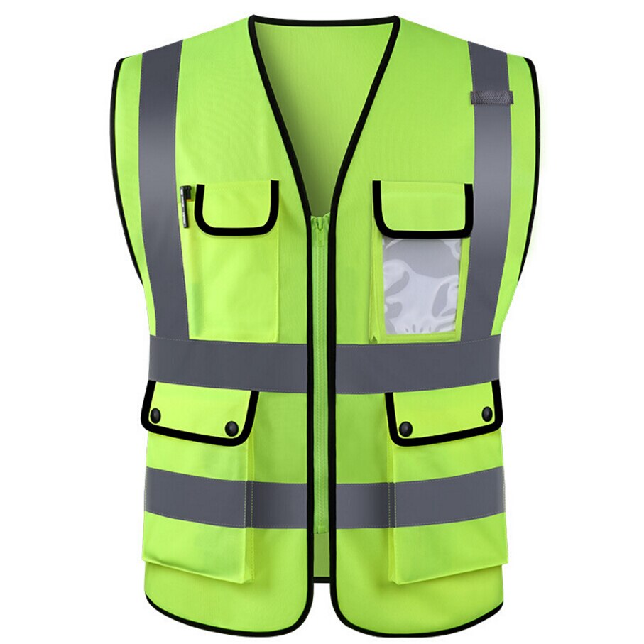 neueste Arbeiter Hohe Sichtbarkeit Sicherheit Weste Jacke Nacht Sicherheit Reflektierende Weste: green