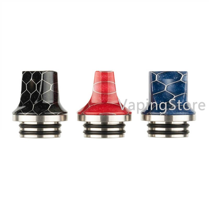 Delrin SS 810 Flat Drip Connector Tip Polished Adaptor Odan Tank/Odan Mini Tank/Skrr S/NRG Tank/Hellvape Destiny RTA Mouthpiece