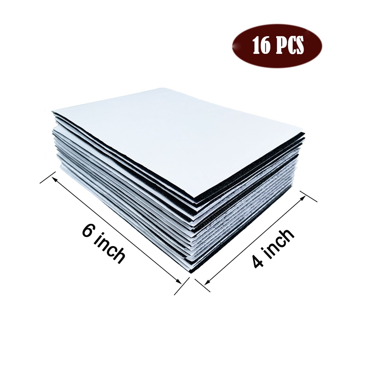 16 Pcs Cushion Gripper 4 x 6 inch Keep Couch Cushions from Sliding Non Slip Couch Hook Loop Tape Stop Sofa Cushions from Sliding