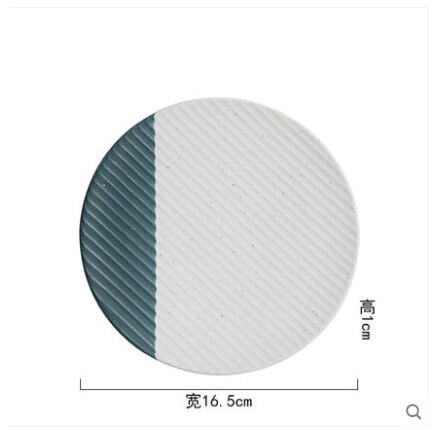 Platos de postre coloridos, platos de pastel, ensaladas, platos planos pequeños, postres de piedra, platos redondos de fruta, platos de desayuno: C