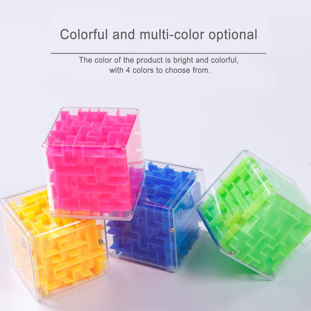 Puzzle Spiele 3D Würfel Labyrinth Spielzeug Spiele Fall Box Balance Herausforderung Puzzle Magische Würfel Stahl Ball Maze Pädagogisches Spielzeug Für kinder