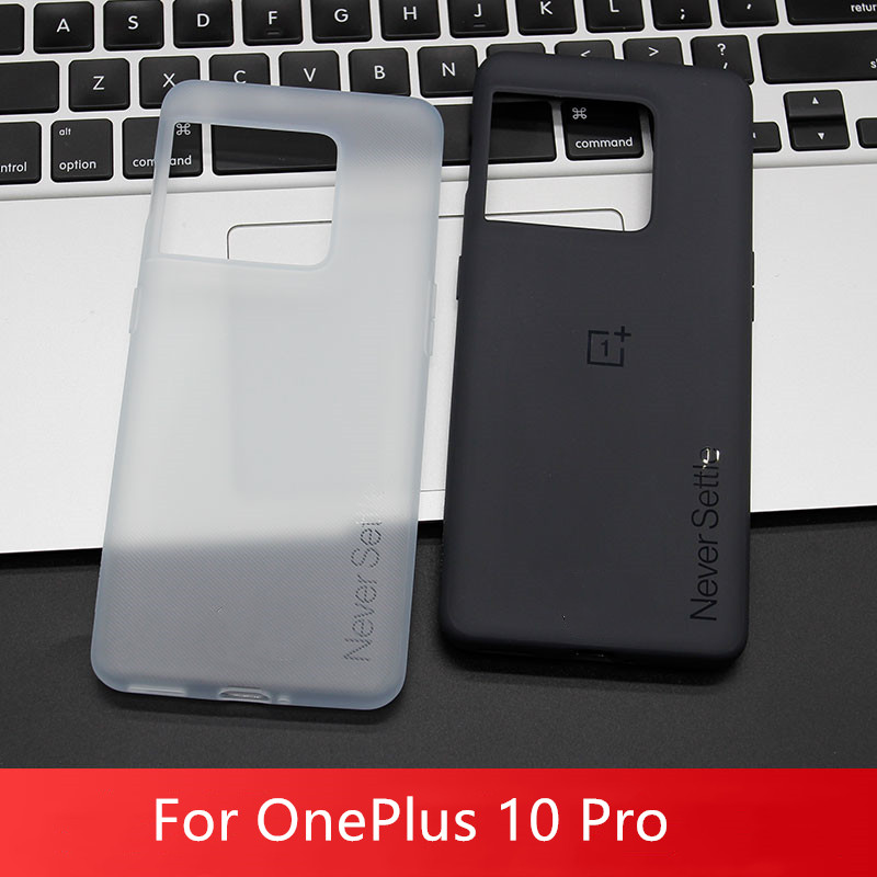 Original para OnePlus 10 Pro Ultra delgado suave funda trasera a prueba de golpes Protector de cubierta de piel de goma mate