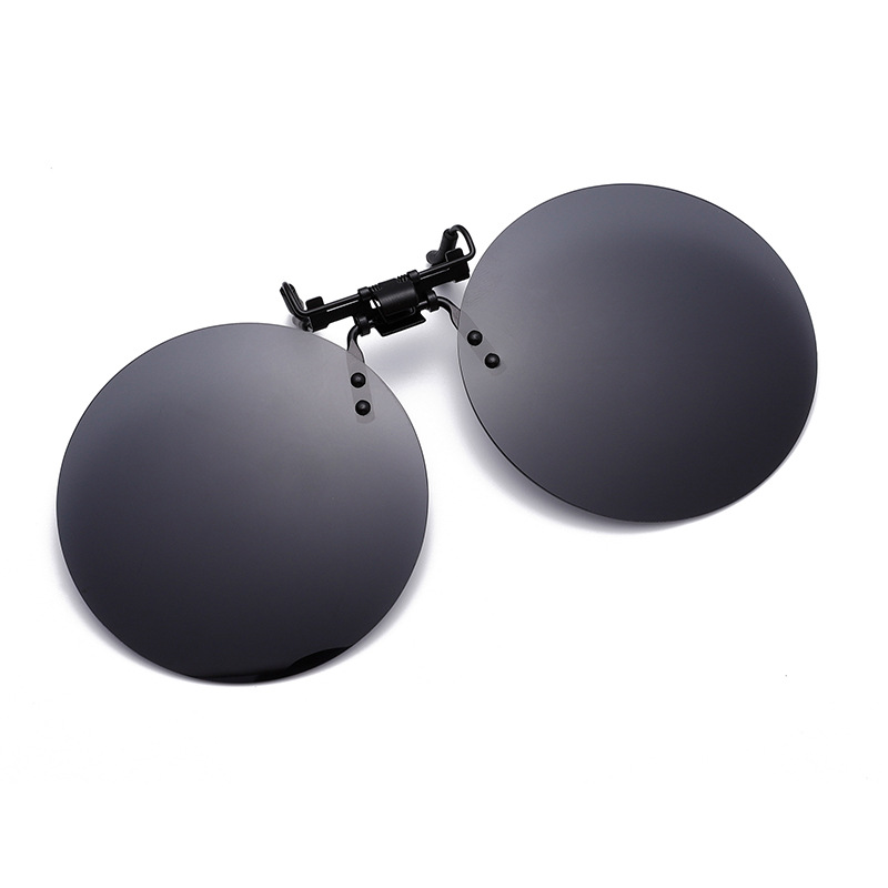 Uv400 clip-on lenzen Anti-reflecterend gepolariseerde clip-on lenzen Randloze clip-on zonnebril voor dagelijks nachtelijk rijden: groen