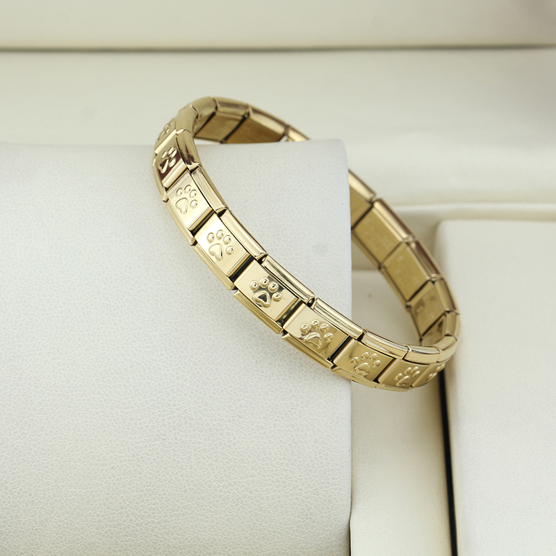 Hapiship New Fashion Cat's Paw 9mm larghezza bracciale in acciaio inossidabile bracciale donna ragazze matrimonio regalo di natale gioielli G214