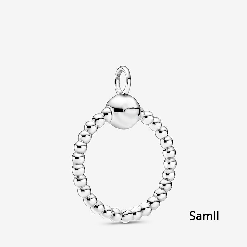 Colgante de plata de ley 925 con forma de pavé pequeño, accesorio Original para collar, joyería, novedad de otoño,