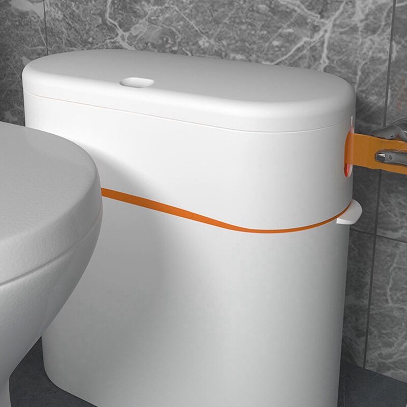 Cabinet Storage Trash Bins Dustbin Bathroom Trash Can Automatic Wastebin Waste Garbage Can Household Rubbish Container