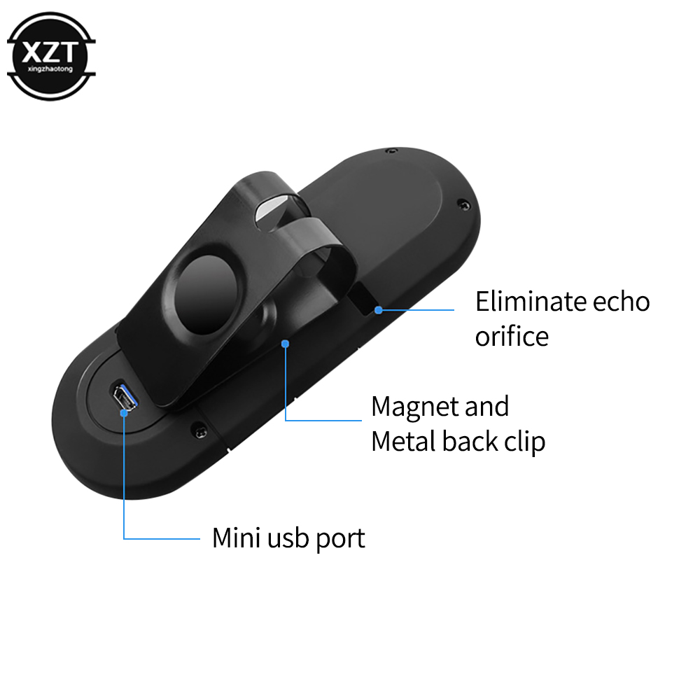 Altavoces inalámbricos Bluetooth para coche, Kit de manos libres, Altavoz Bluetooth, visera solar, reproductor MP3, accesorios para coche