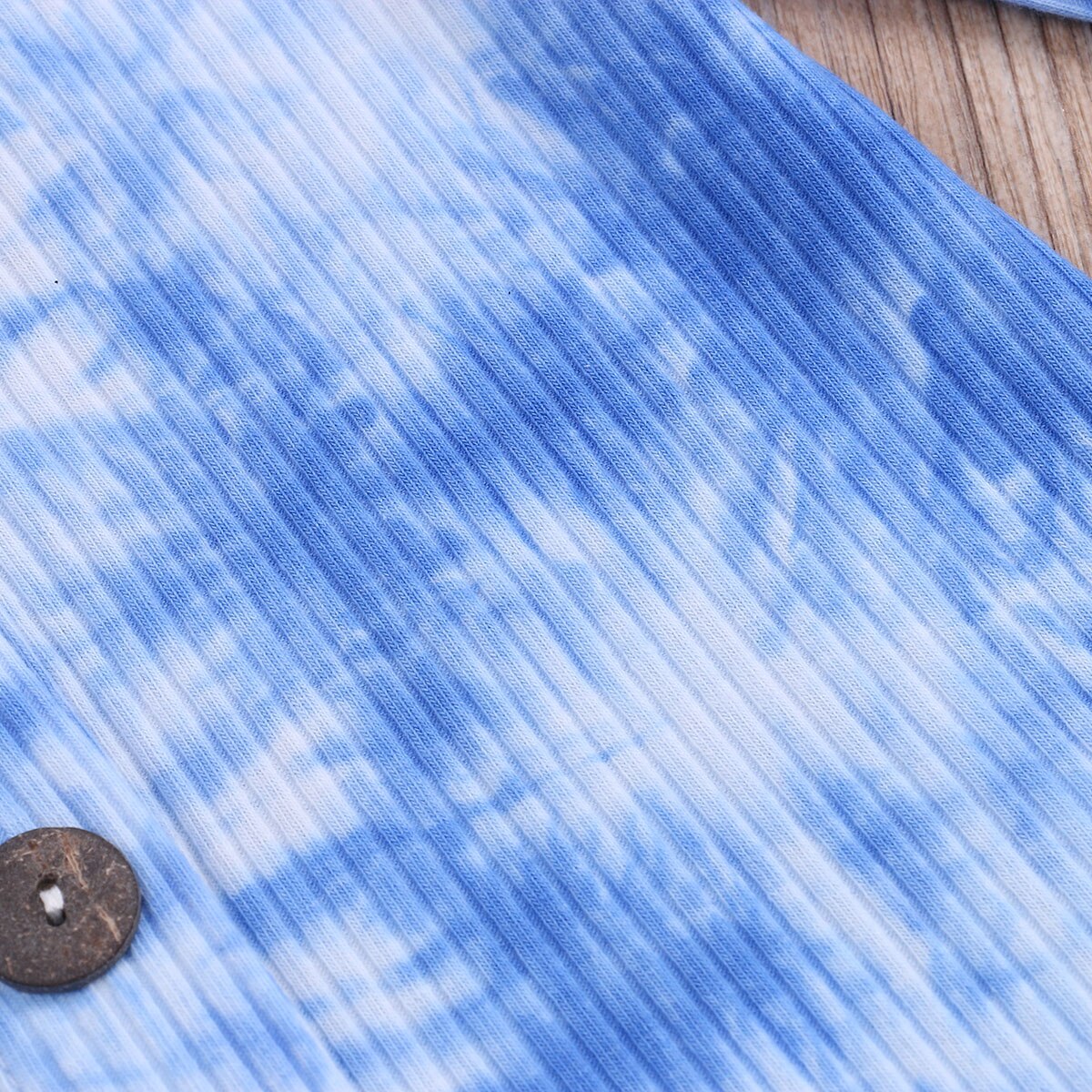 0-24M Baby Batik betroffen Strampler Kleidung Rundhals Langen Ärmeln Mädchen Junge Kleinkind binden-Farbstoff Overall