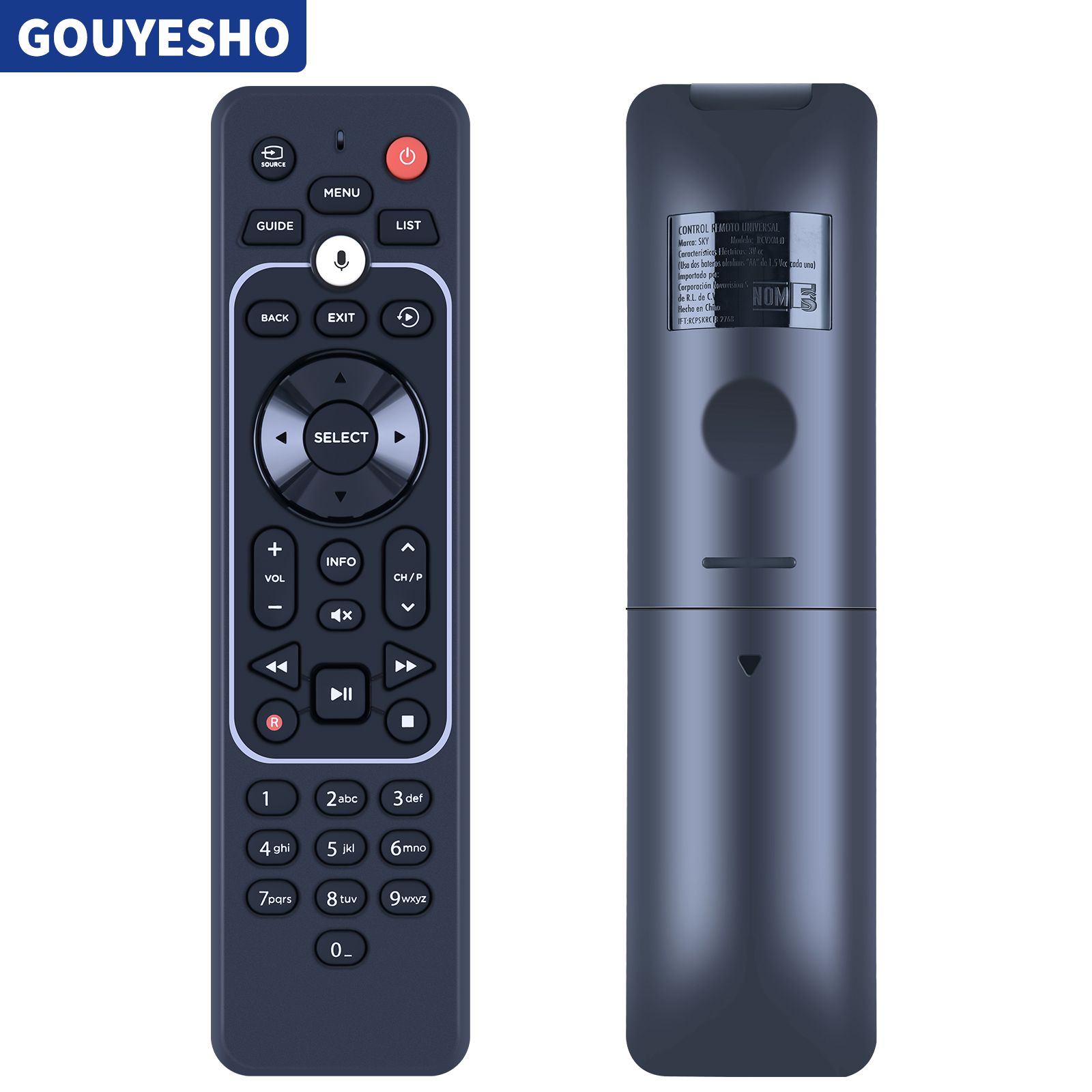 Mando a distancia con Bluetooth para SKY RCVXM-O, Ultra Hd, 4K, TV Box,