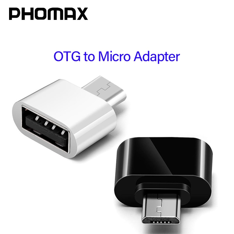 Phomax Micro Usb Adapter Mini Otg Adapter Voor Mobiele Telefoon Tablet Kaartlezer Voor Flash Muis Toetsenbord Uitbreidingen Otg Converter