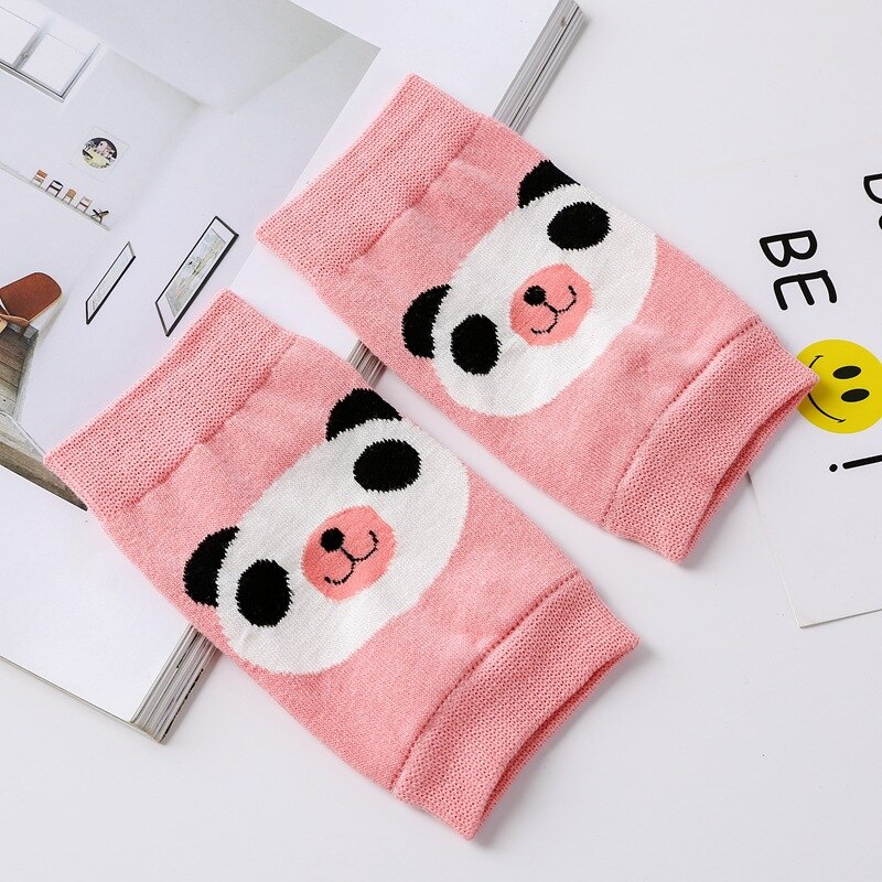 Mode Panda Patroon Zoete Leuke Knie Protector Vrouwen Dames Katoen Breien Beenwarmers FS0437