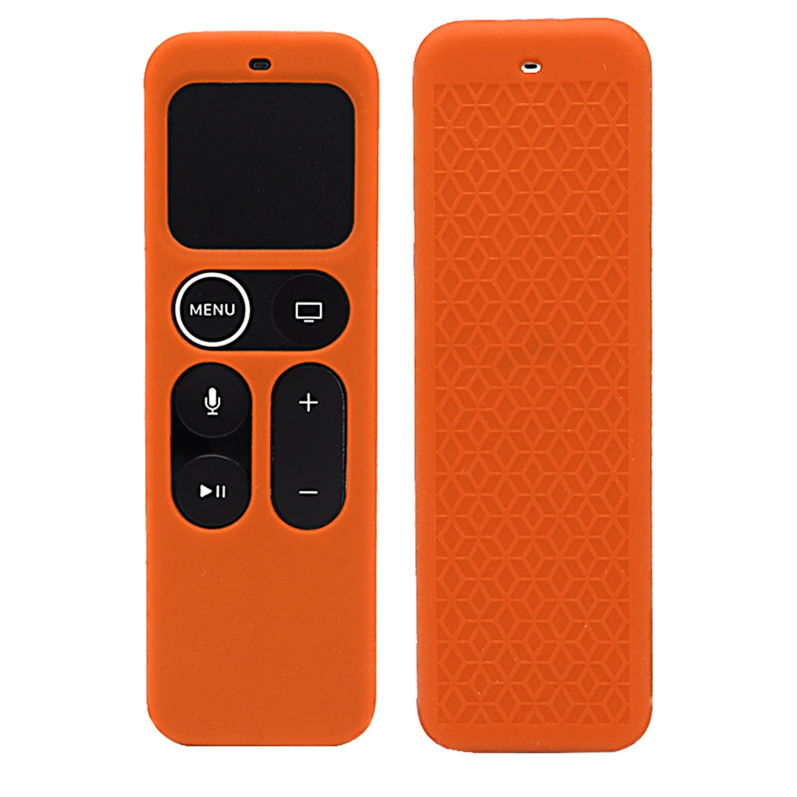 Silicone Remote Case For Apple TV 4K 5th 21 Remote Control Shockproof Protective Shell Replacement Remote Case Cover: Orange