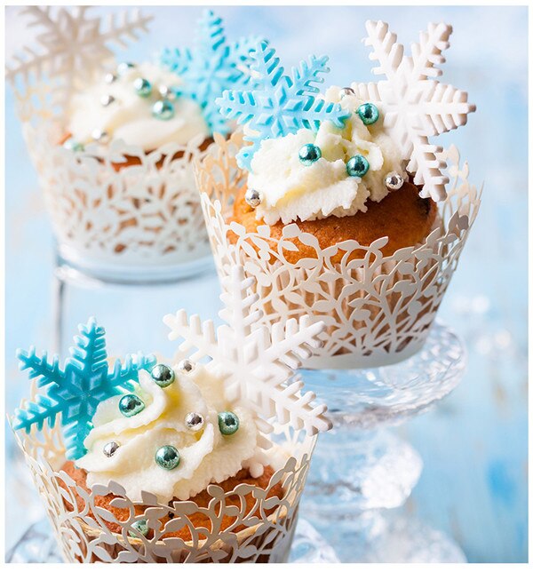 3 sztuk/zestaw plastikowe płatek śniegu tłok kremówka nóż akcesoria robić ciast pieczenie ciasteczek akcesoria robić dekoracji ciasto dekorowanie narz...