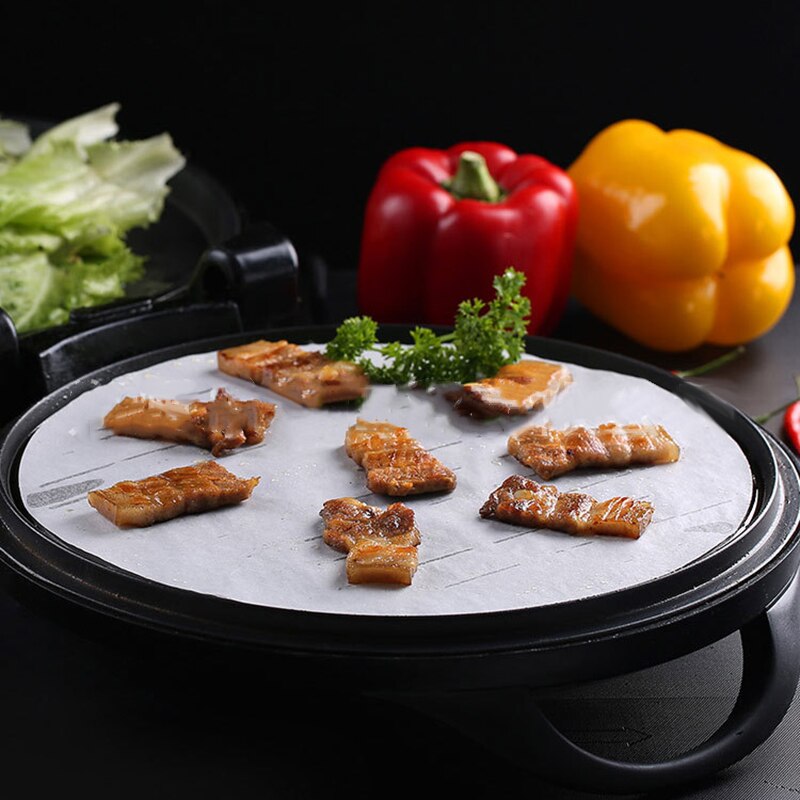 100 Pcs Ronde Papier Praktische Koken Papier Bamboe Stoomboot Dim Sum Papier Non Stick Restaurant Keuken Onder Stoom Mat
