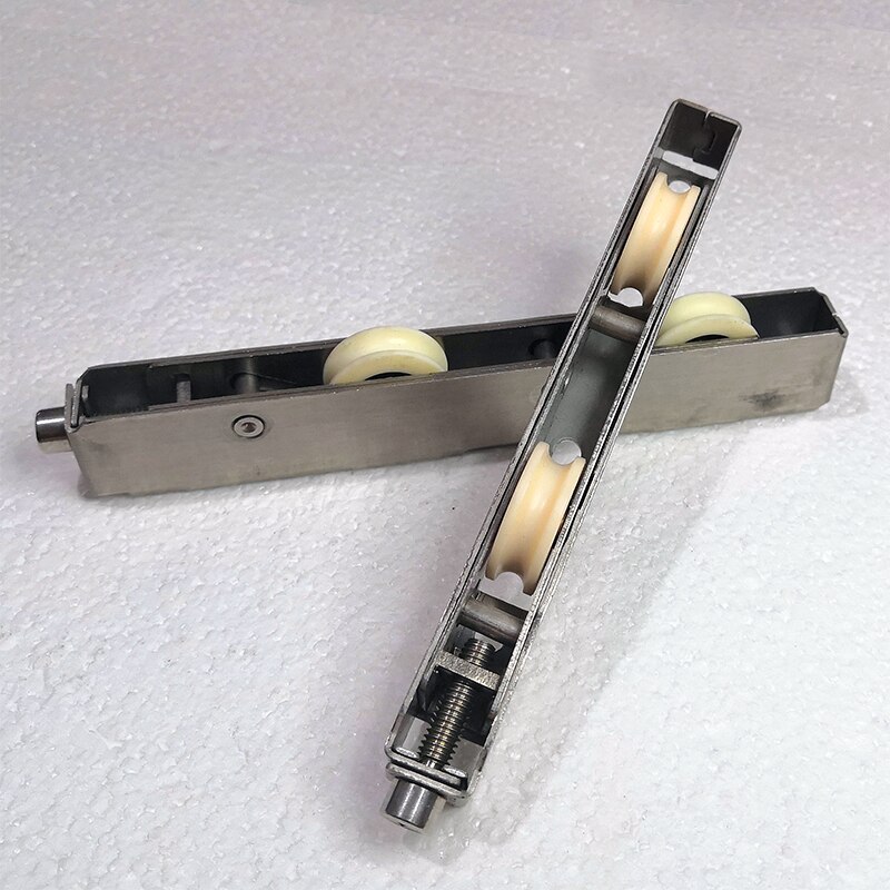 15*20mm Sliding Door Plastic Steel Window Pulley Aluminum Alloy Roller Muted Nylon Wheel Household Hardware Part