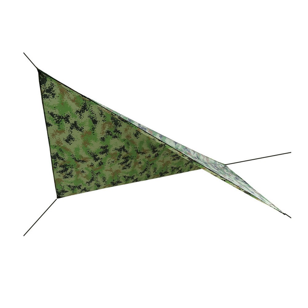 Camping Canopy Lightweight Camping Tarp Shade Waterproof Umbrella For Picnic Hiking Outdoors Garden 2 Size Camouflage And Green