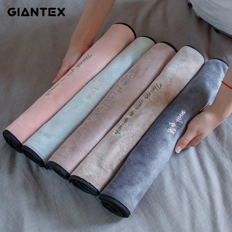 Giantex blødt mikrofiber ansigtshåndklæde superabsorberende håndklæder til voksne 37 x 76cm toallas serviette recznik handdoeken
