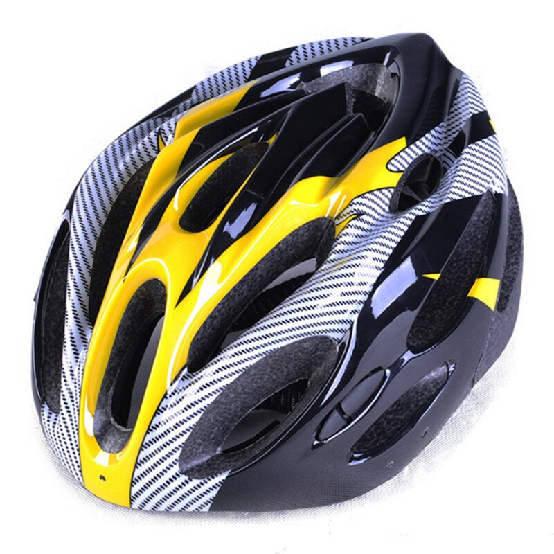 Fietshelm Vrouwen Mannen Mtb Fietshelm Racefiets Fietsen Veiligheid Caps Outdoor Sport Lichtgewicht Helm Apparatuur Rijden Hoed: YELLOW