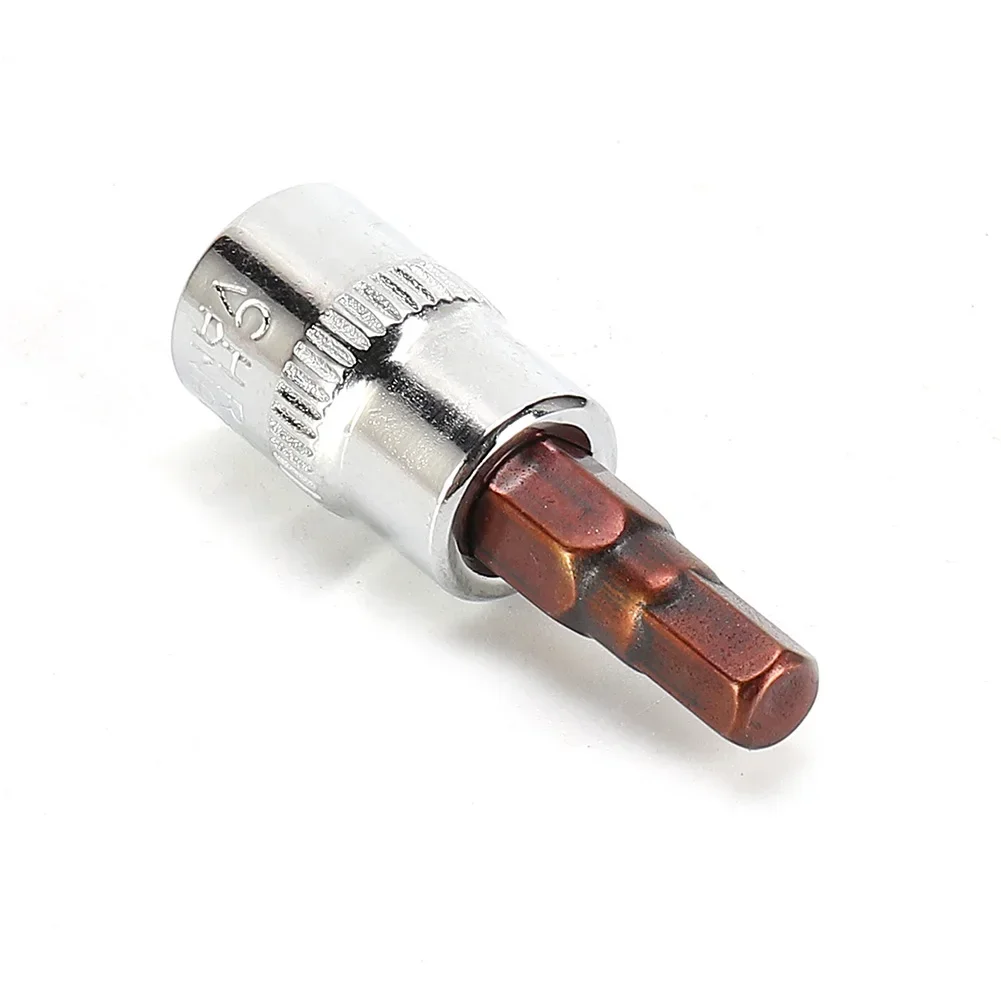 1/4 Inch Drive Hex Socket Bit Set 3mm 4mm 5mm 6mm 7mm 8mm schroevendraaier Bits Voor Inner Hex Socket Handgereedschap H3 H4 H5 H6 H7 H8