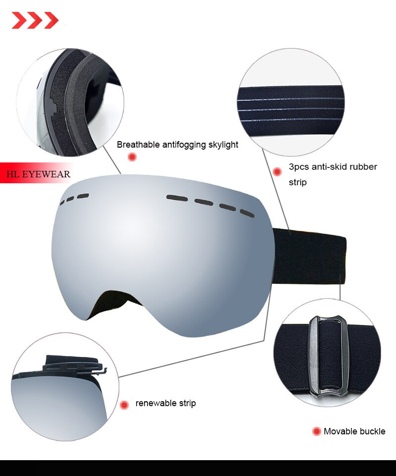 Snowboard skibrillen brillen outdoor sport zonnebrillen autorijden skibrillen voor snowboarden langlaufbrillen