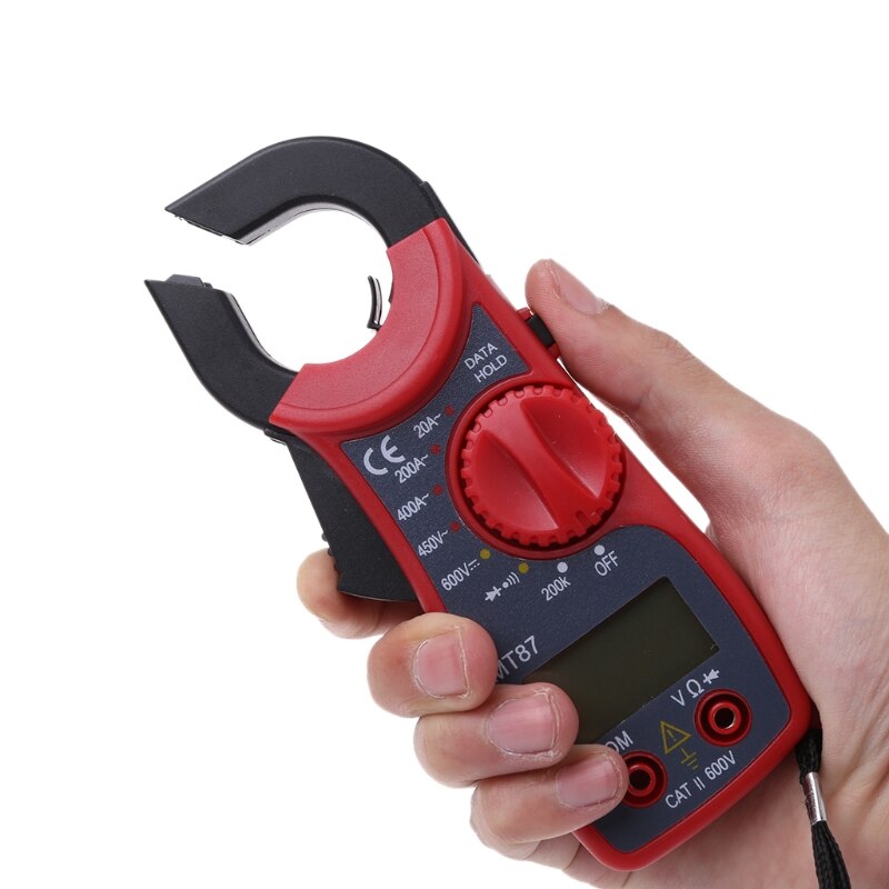 Lcd digitalt voltmeter amperemeter ohmmeter multimeter volt ac dc tester klemme meter