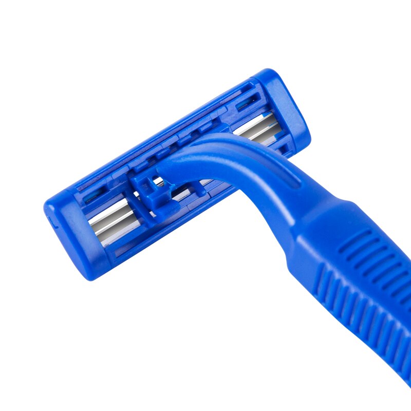 barbe rasoirr facial razor double face men shaver rasoir securité rasoir manuel IGUETTA Tendance 2 Couches Rasoir Visage 5 pièces Socle Pour Rasoir De Rasage Rasoir Visage Bleu Couteau Pour homme CN (origine)