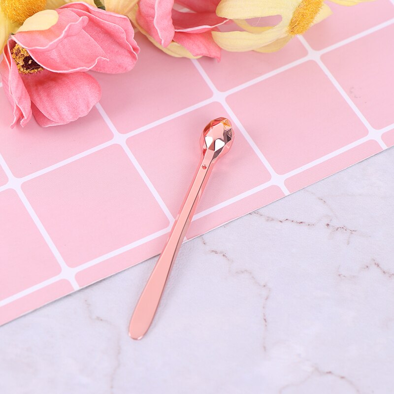 Mini Pen Type Oog Massage Apparaat Anti Verwijdering Rimpel Slapen Eye Massager Stick Gezichten Trillingen Dunne Gezicht Stok: Rose Gold