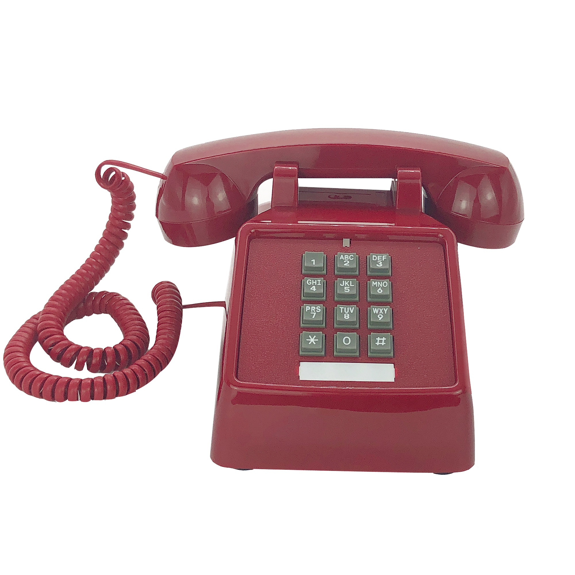 Téléphone filaire rétro classique rouge analogique, Vintage, ancien, à la , fixe, pour maison, bureau, hôtel