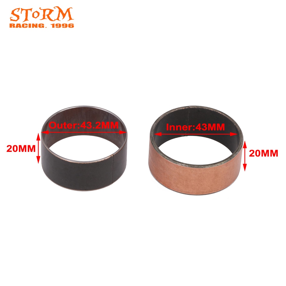 Motorfiets 43mm Voorvork Bus Schokabsorptie Behouden Voor KTM EXC SX XC YZF WR GSXR RM KLX KDX CBR CR