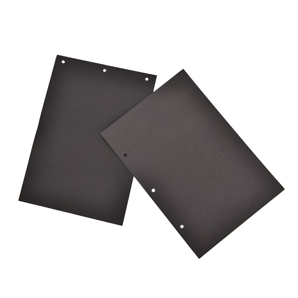 Extra vellen voor doe-het-zelf fotoalbum 10 vellen scrapbookpapier knutselen binnenvellen zwarte kaart handgemaakte binnenpagina's 18 x 26cm