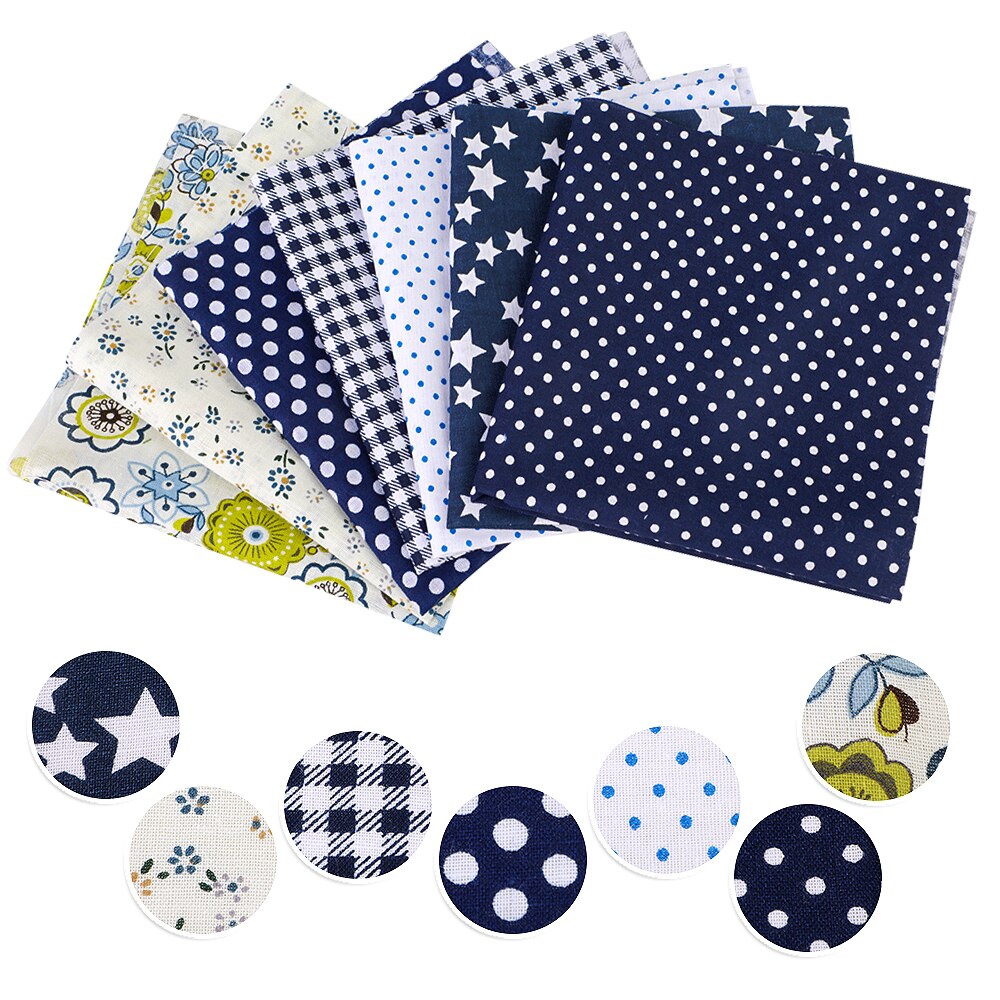 25*25cm Mixed Printing Cotton Fabric Printed Cloth Sewing Quilting Fabrics For Patchwork Sewing Materials Quilting DIY Clothes: N