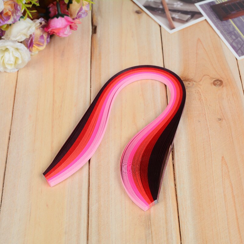 100pcs Stripes Quilling Origami Paper DIY Tool Hanmade Create Home Decoration Wrapping Rope QP2