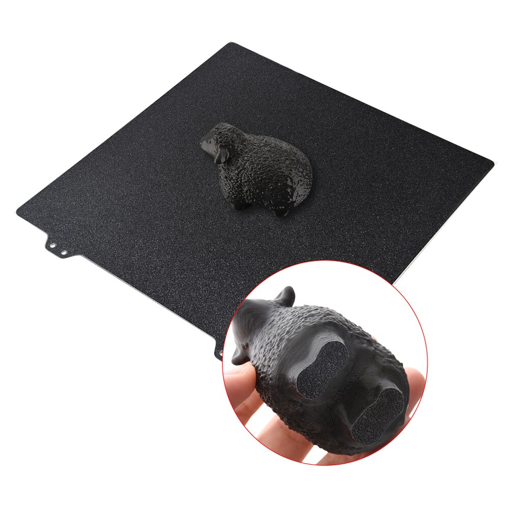 FYSETC JanusBPS Steel Sheet 235/310/355mm MK32 Double Side Textured And Smooth PEI Spring Steel Build Plate For 3D Printer Parts