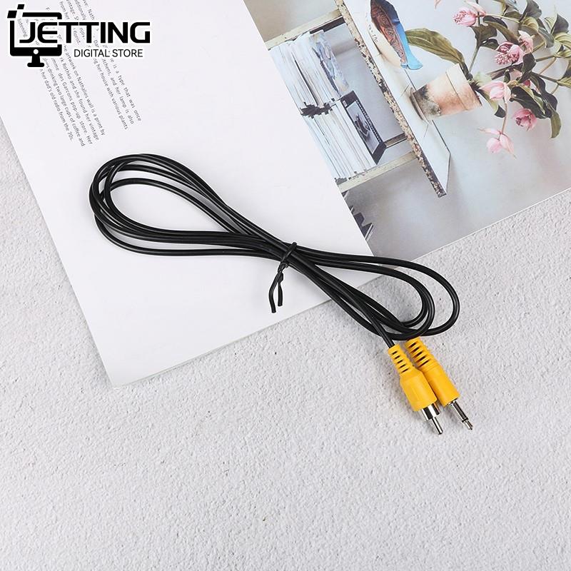 1pc 1.5M 3.5mm 1/8 "Mono męski wtyk na pojedynczy męski kabel przejściowy audio wideo RCA