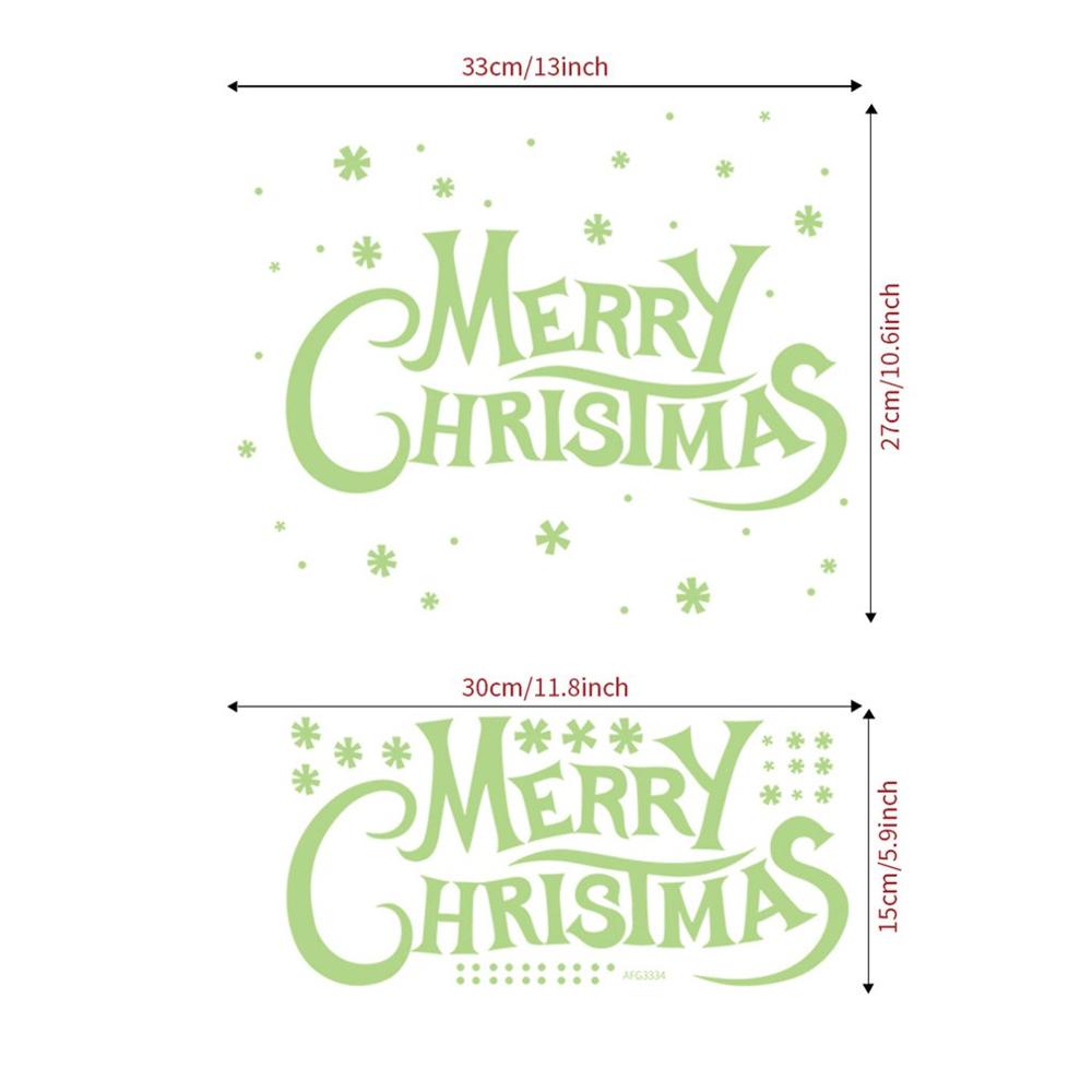 Wesołych świąt świecące naklejki naklejka Dom dekoracje sufit fluorescencyjne Diy ściana naklejki na pokoje dla dzieci sypialnia dla dzieci