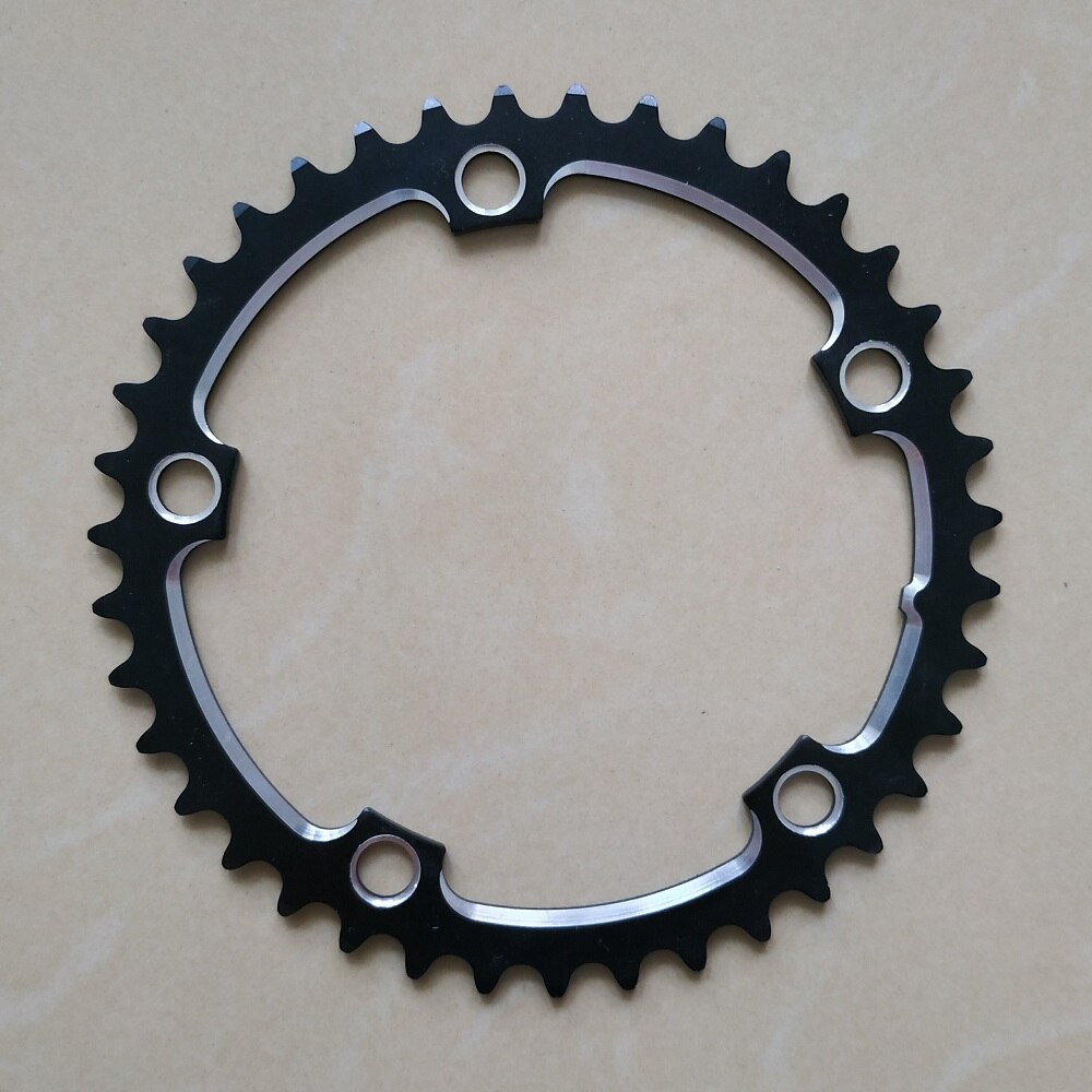 TRUYOU route vélo plateau 130 BCD roue à chaîne 38T 39T 40T 42T 44T 46T 48T 50T 52T 53T 56T vélo pliant CNC 3/32": 39T