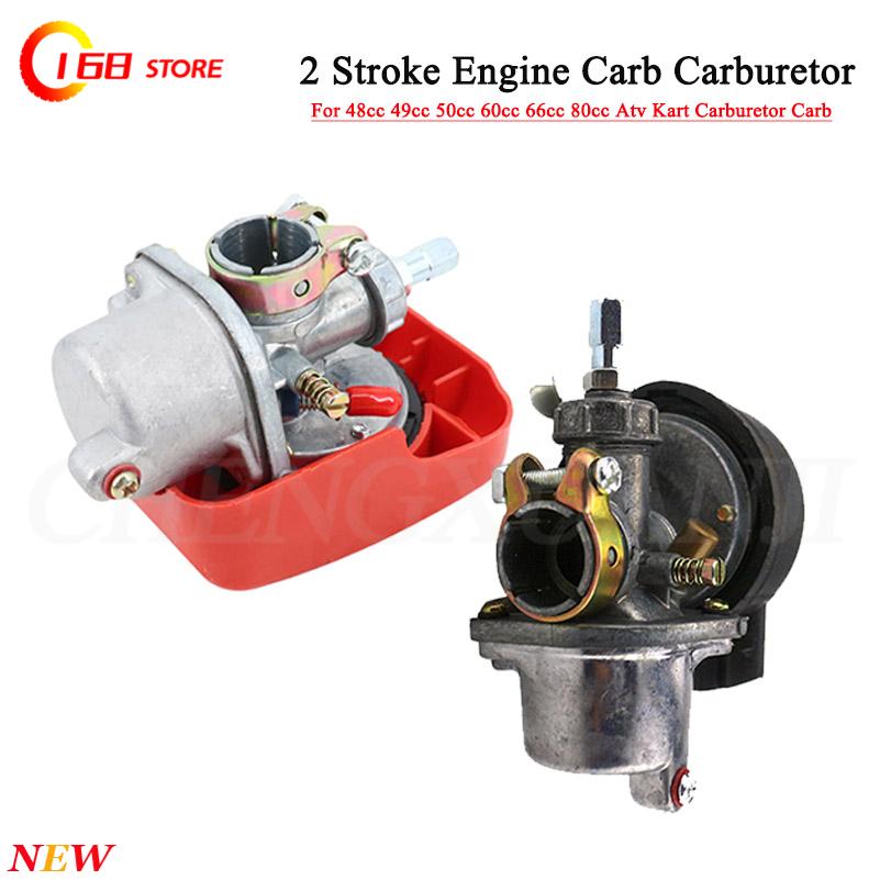 Carburador de 2 tiempos 50cc/60cc/66cc/80cc Motor de bicicleta motorizado bicicleta Carb para bicicleta eléctrica bicicleta de montaña