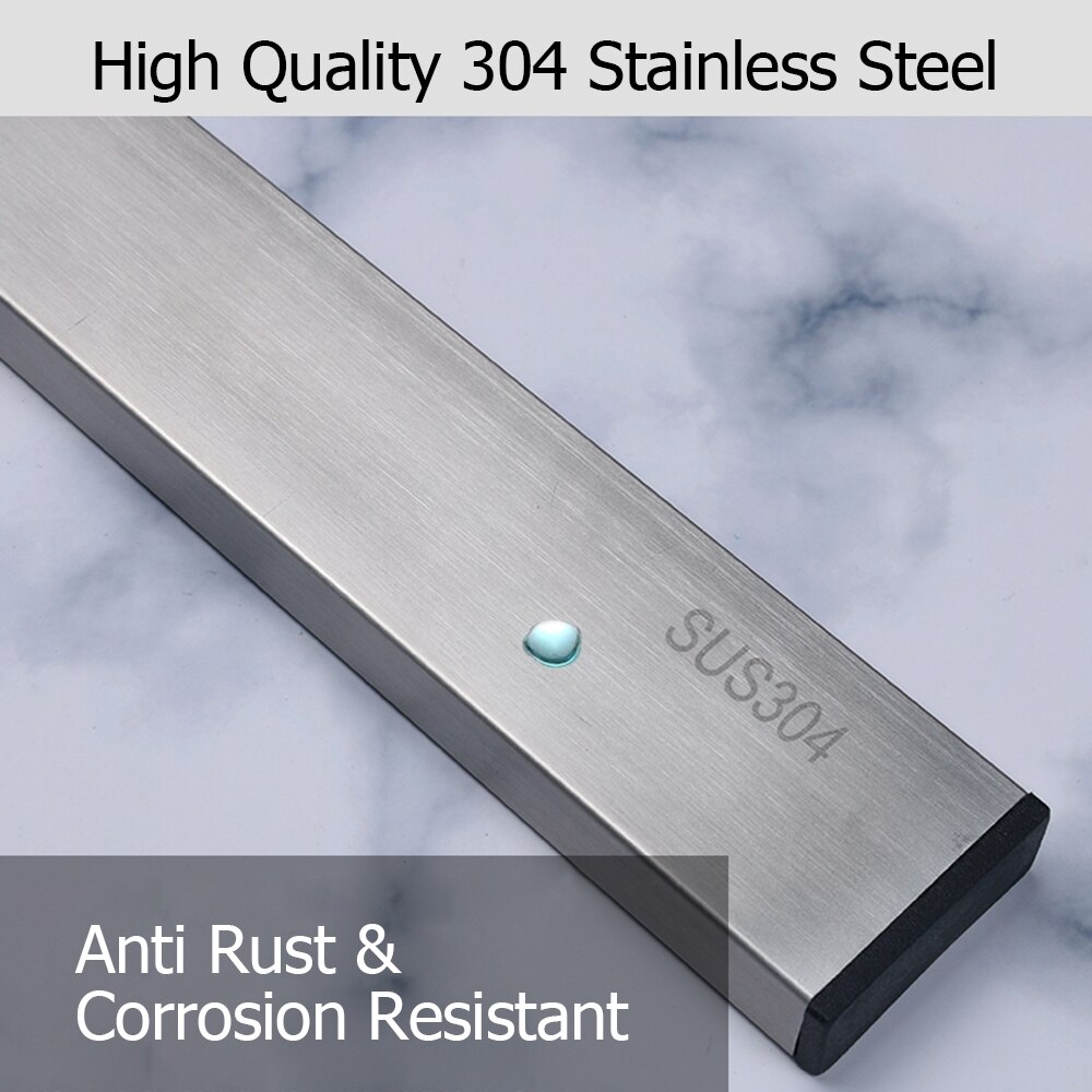 15 inch Magnetische Mes Houder Boor Gratis 304 Rvs Muur Opbergrek Haak voor Messen Keuken Accessoires Organisator