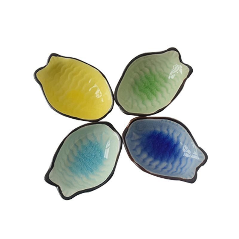 Plato de almacenamiento de cerámica, utensilios de cocina, recipiente multiusos para condimento de vinagre, bandeja creativa para almacenamiento de aperitivos, organizador de alimentos para el hogar