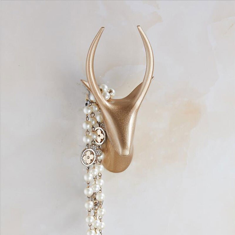 Badhanddoek Haak/Coat Robe/Kleding Haak Voor Badkamer Keuken Garage, goud/Zwart/Chrome/Wit: F