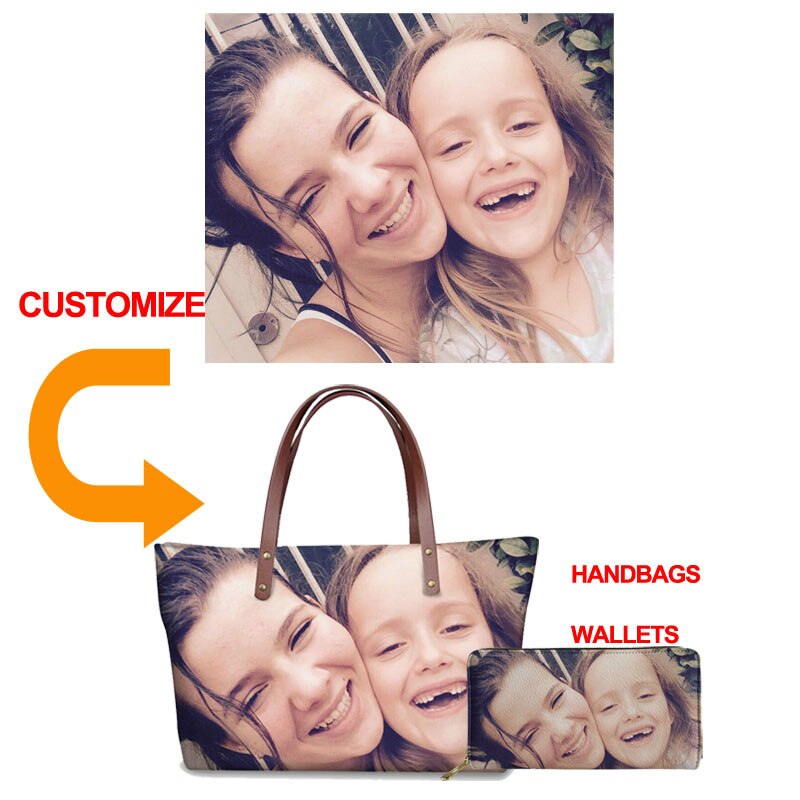 2 pz/set modalità Personalizzata Donne Borse Polinesiana Tradizionale Tribale Del Modello di Lusso di Disegno Borse A Spalla Per La donna Casual Della Borsa Della Borsa