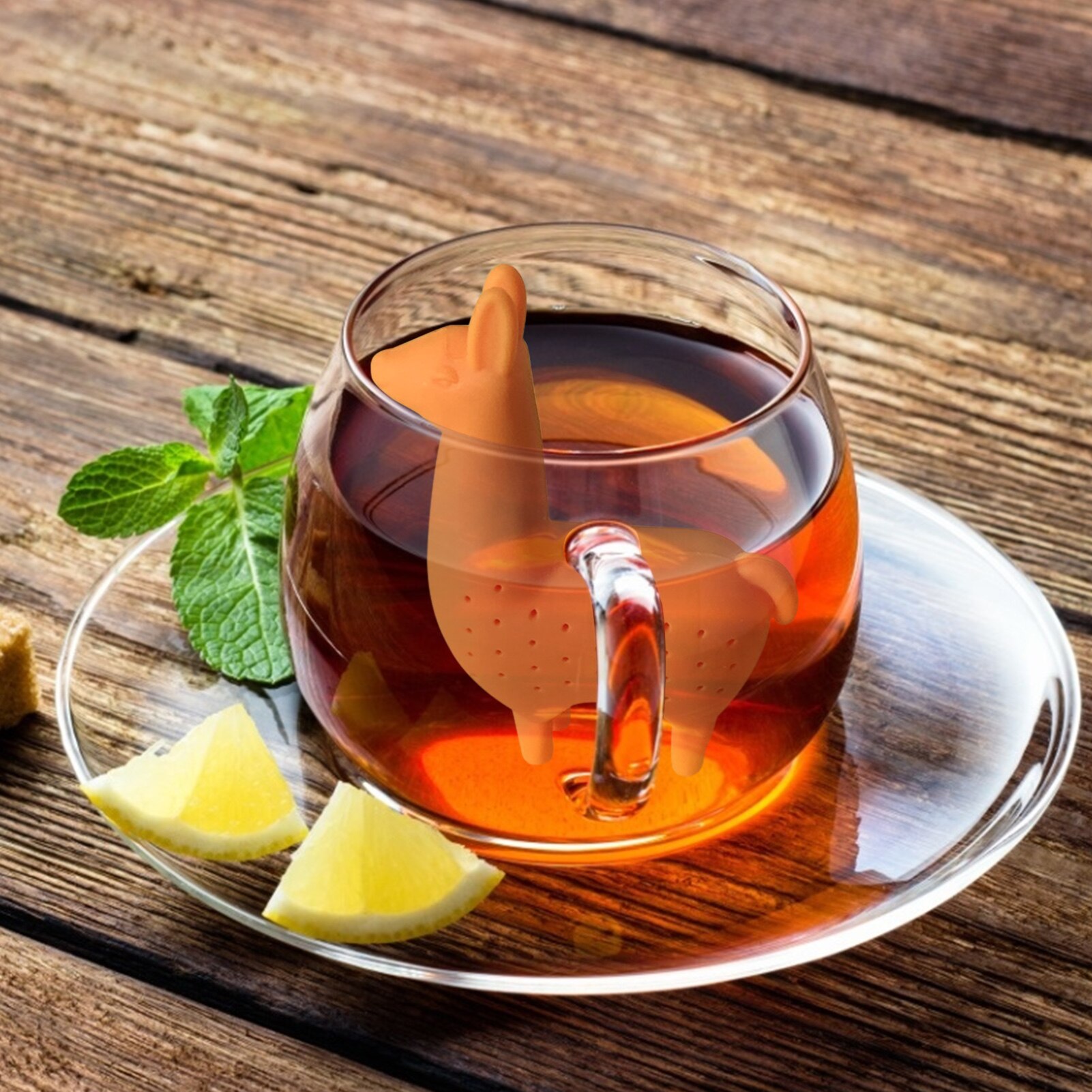 Alpaca Silicone Thee-ei Losse Blad Thee Niet Giftig Safe Herbruikbare Zetgroep Thee Infusers Voor Losse Blad Thee Zijn de Ideale